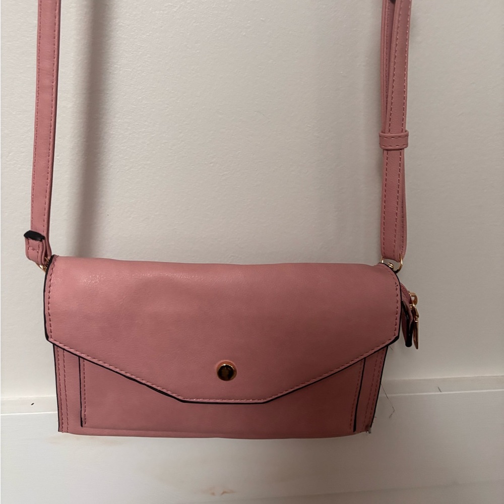 Elegant Pink Crossbody Bag